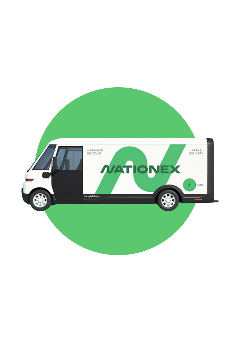 Camion vert Nationex